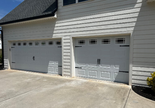New installed garage door in Peachtree City